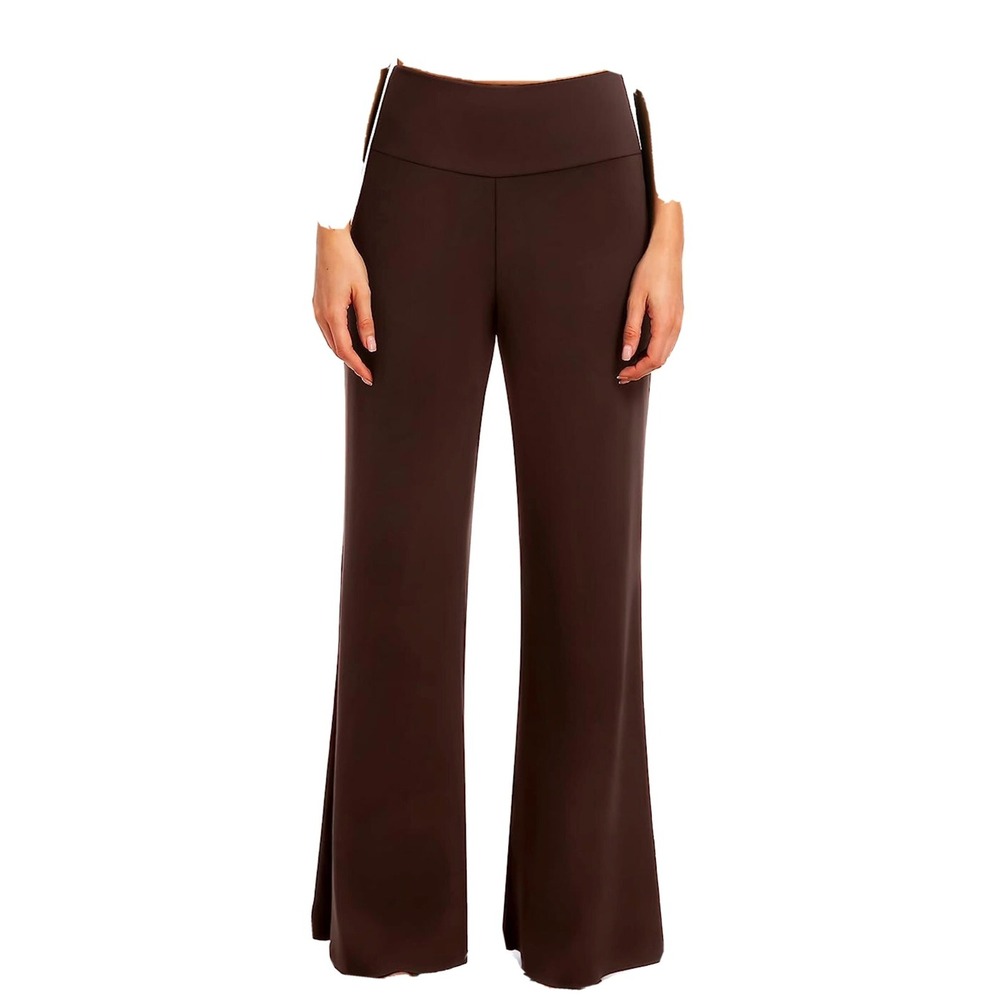 Fashion Yoga Fitness Pants‎ Women's Casual With Pockets Sz S Brown NWT